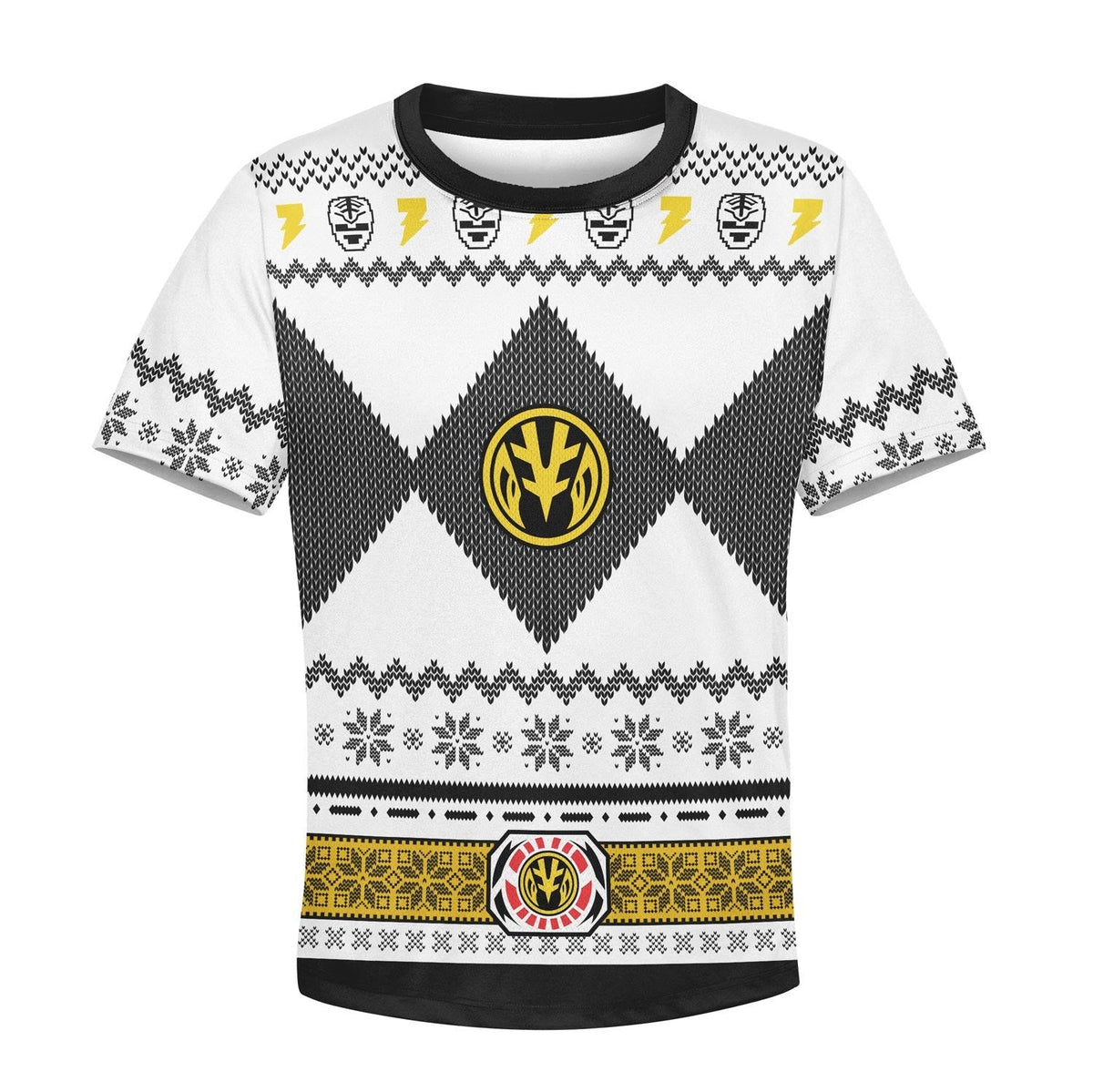 Gearhomies Unisex Kid Tops Pullover Sweatshirt White Mighty3D Apparel