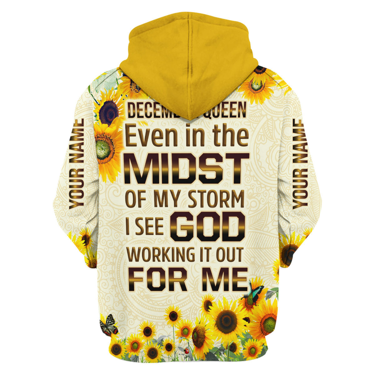 YMskins Personalized  Tops  December Queen All Over Printed