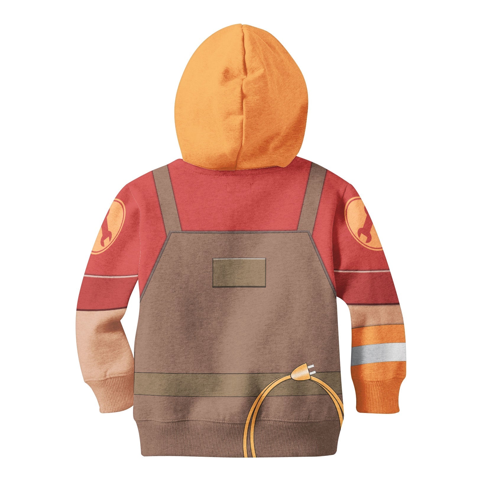Engineer TF2 Kid Outfits Costume Hoodie Sweatshirt T-Shirt Sweatpants Tracksuit
