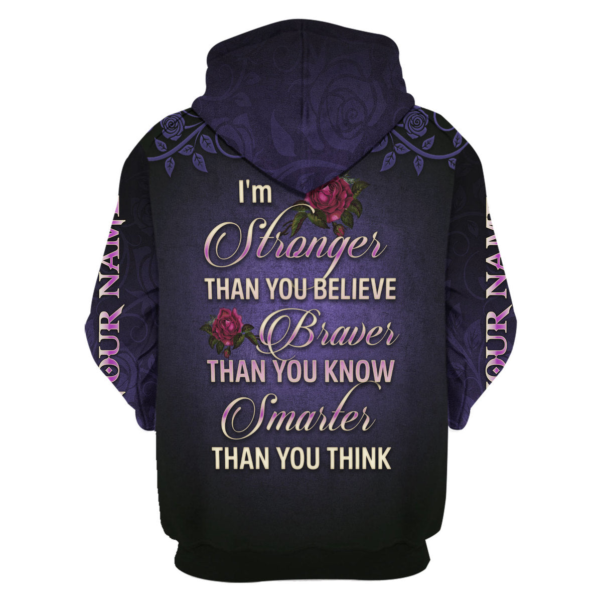 YMskins Personalized Hoodie I'm A March Girl All Over Printed