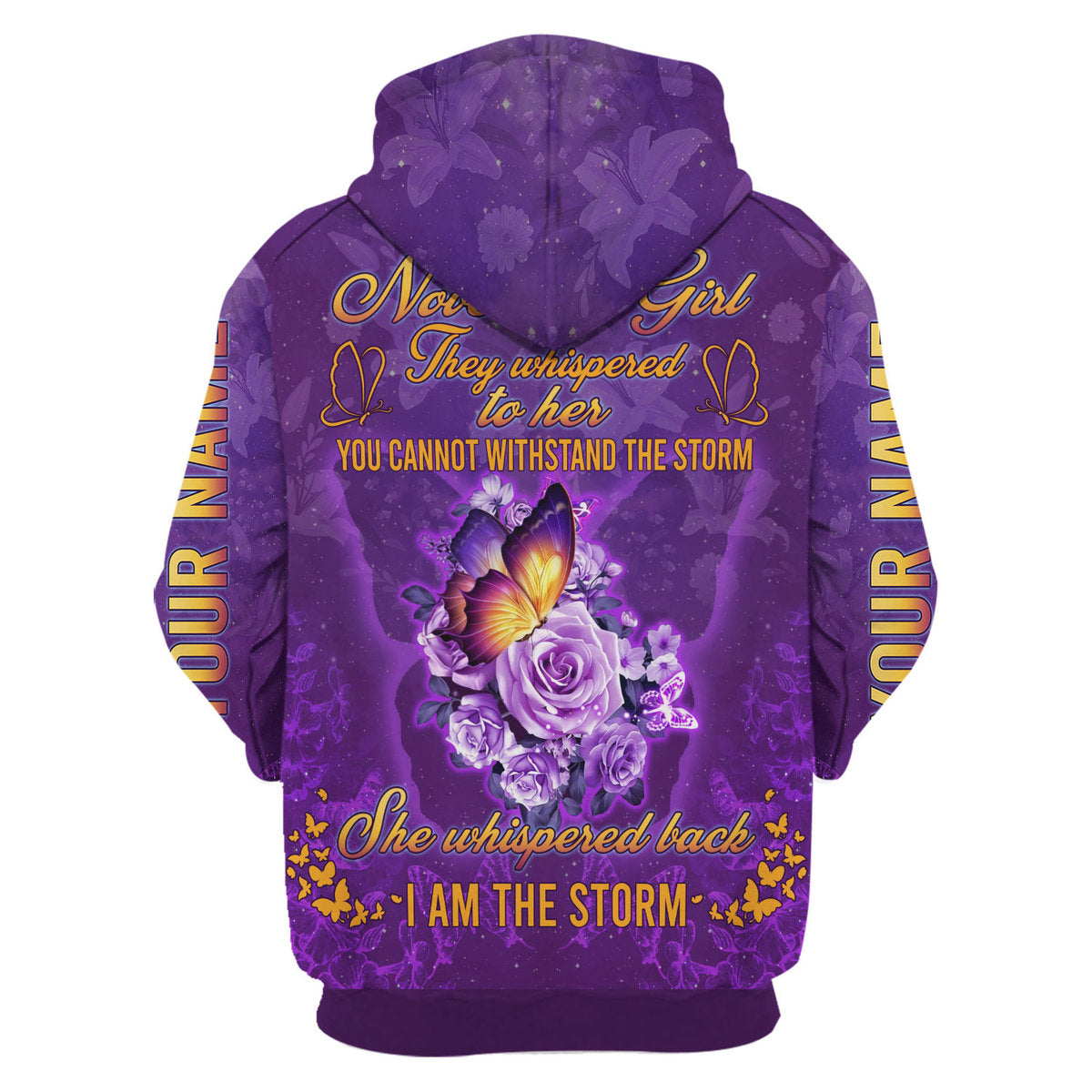 YMskins Personalized Zip Hoodie November Girl Tops