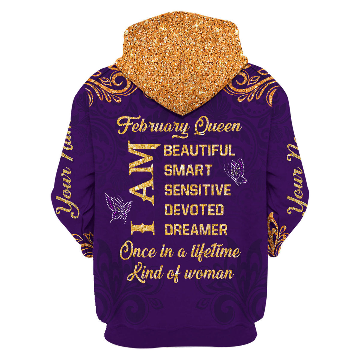 YMskins Personalized Tops February Queen All Over Printed