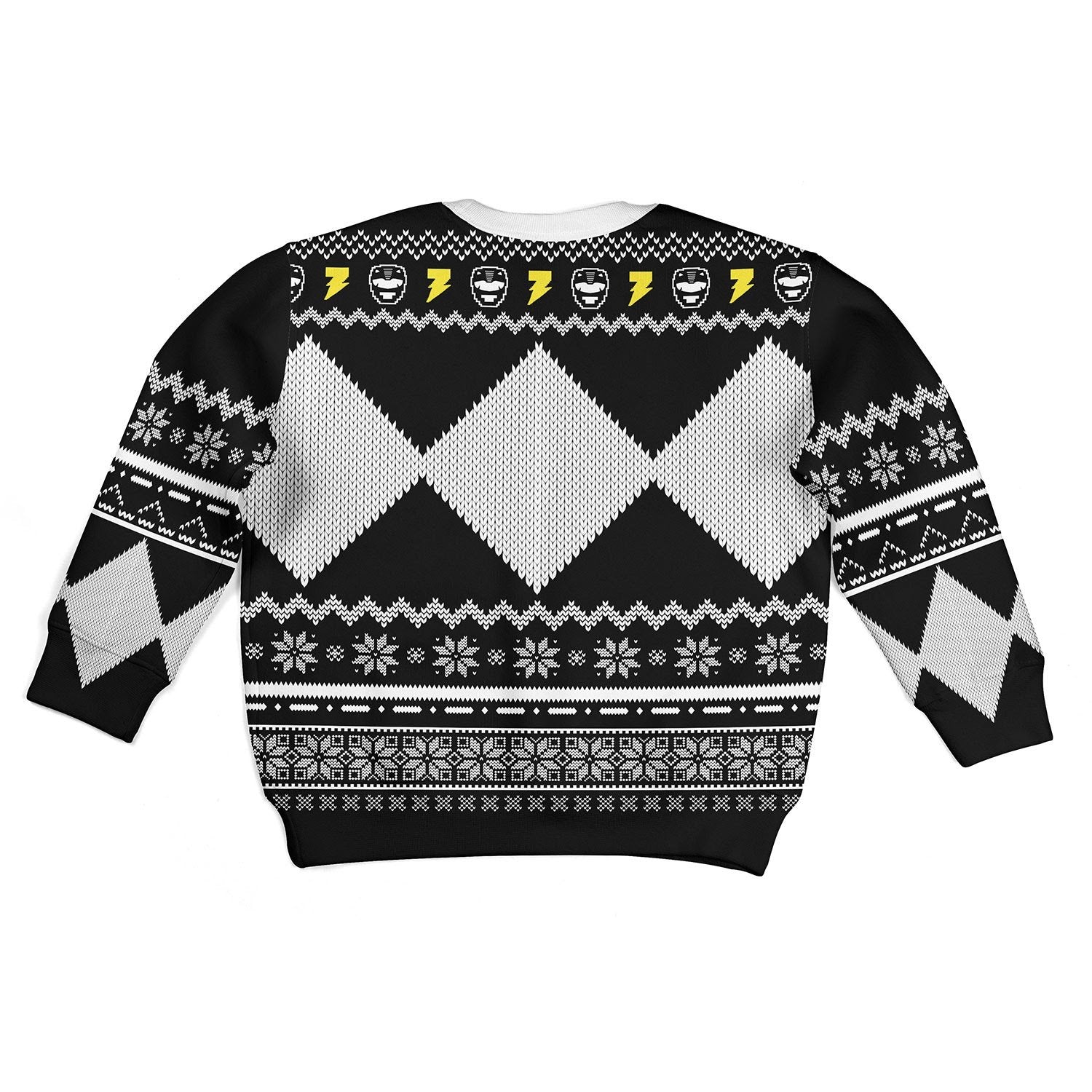 Gearhomies Unisex Kid Tops Pullover Sweatshirt Black Mighty3D Apparel