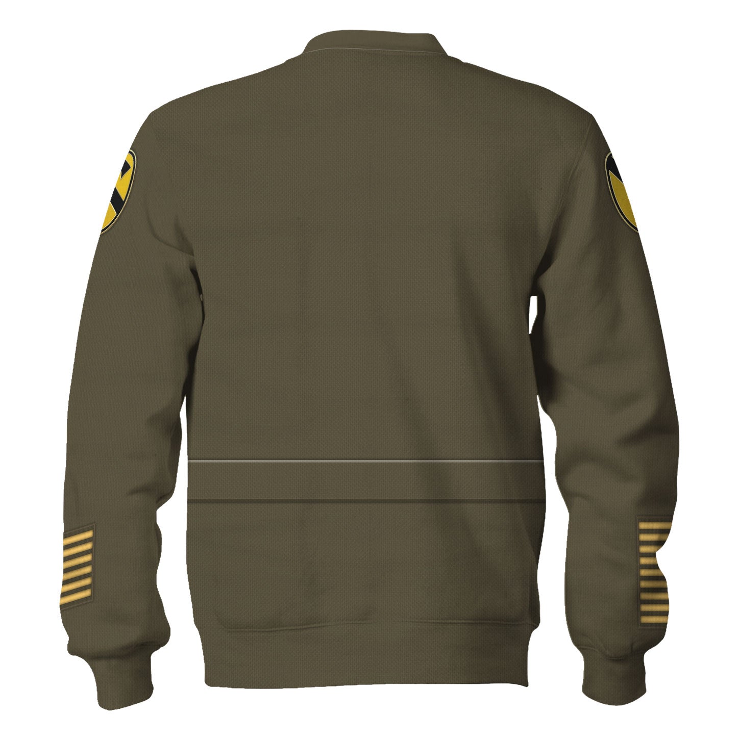 Army Green Service Uniform All Over Print Hoodie Sweatshirt T-Shirt Tracksuit