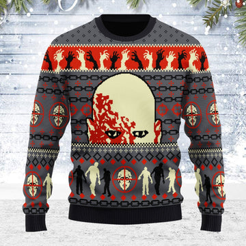 YMskins Ugly Christmas Sweater Dawn The Dead 3D Apparel