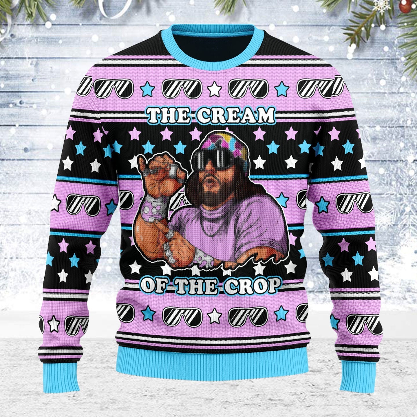 YMskins Ugly Christmas Sweater The Cream Of The Top 3D Apparel