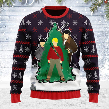 YMskins Ugly Christmas Sweater Merry Christmas Ya Filthy Animal 3D Apparel