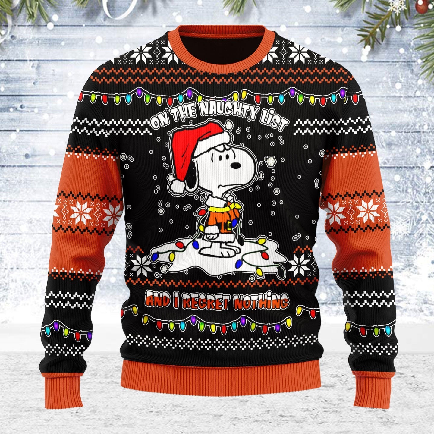 YMskins Ugly Christmas Sweater I Regret Nothing 3D Apparel