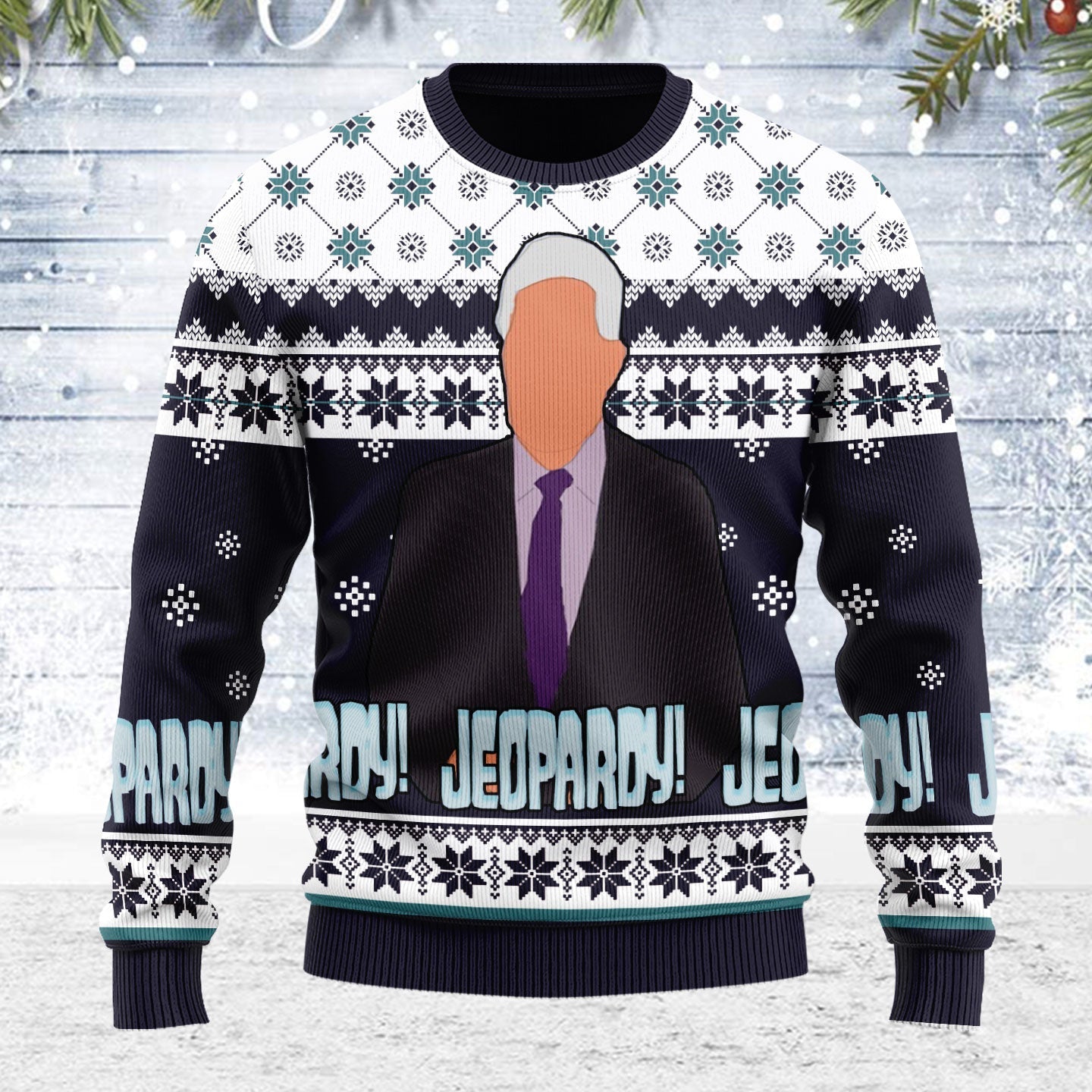 YMskins Ugly Christmas Sweater Jeopady! 3D Apparel