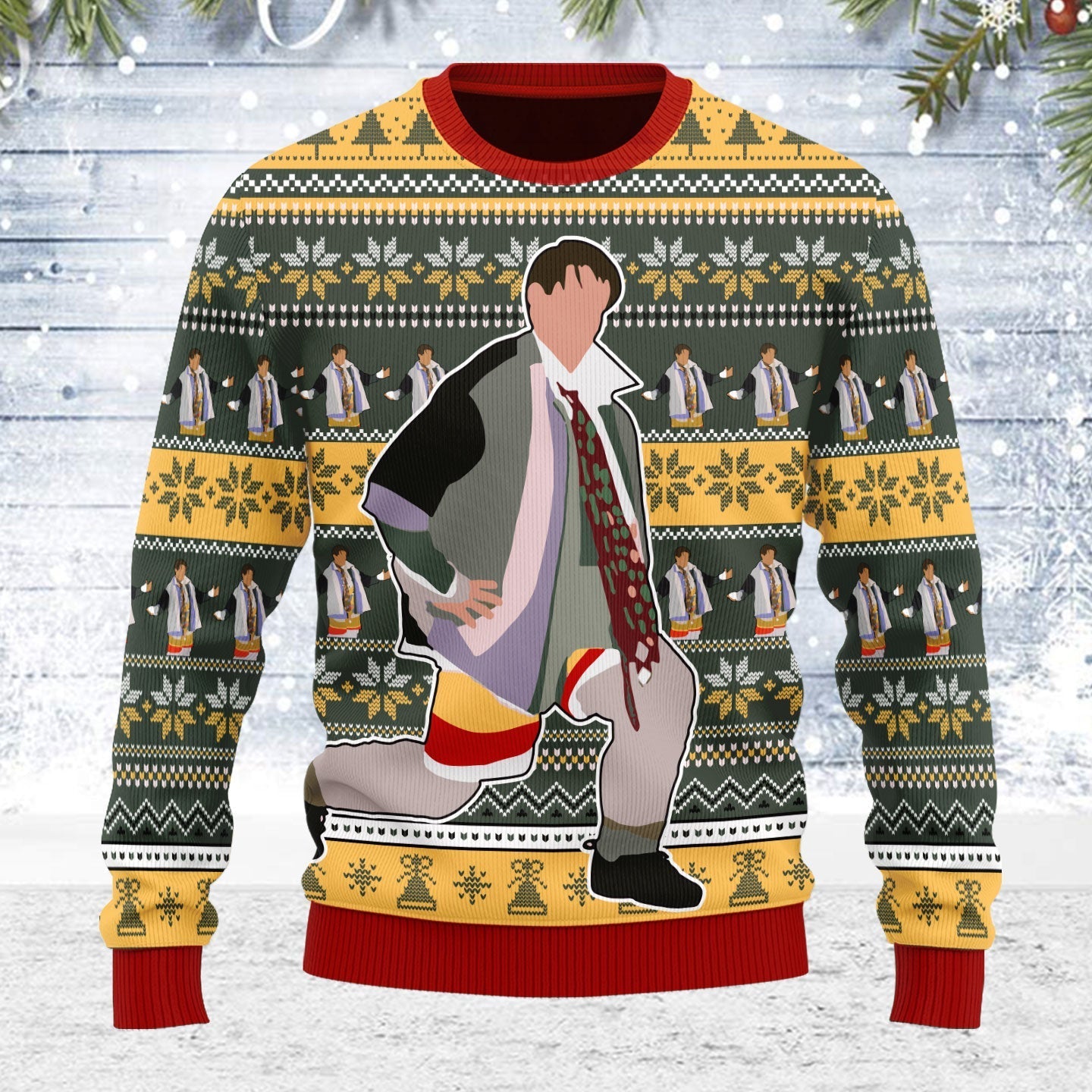 YMskins Ugly Christmas Sweater Could I Be Wearing Anymore Clothes 3D Apparel