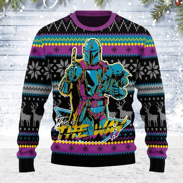 YMskins Ugly Christmas Sweater 80s The Way 3D Apparel