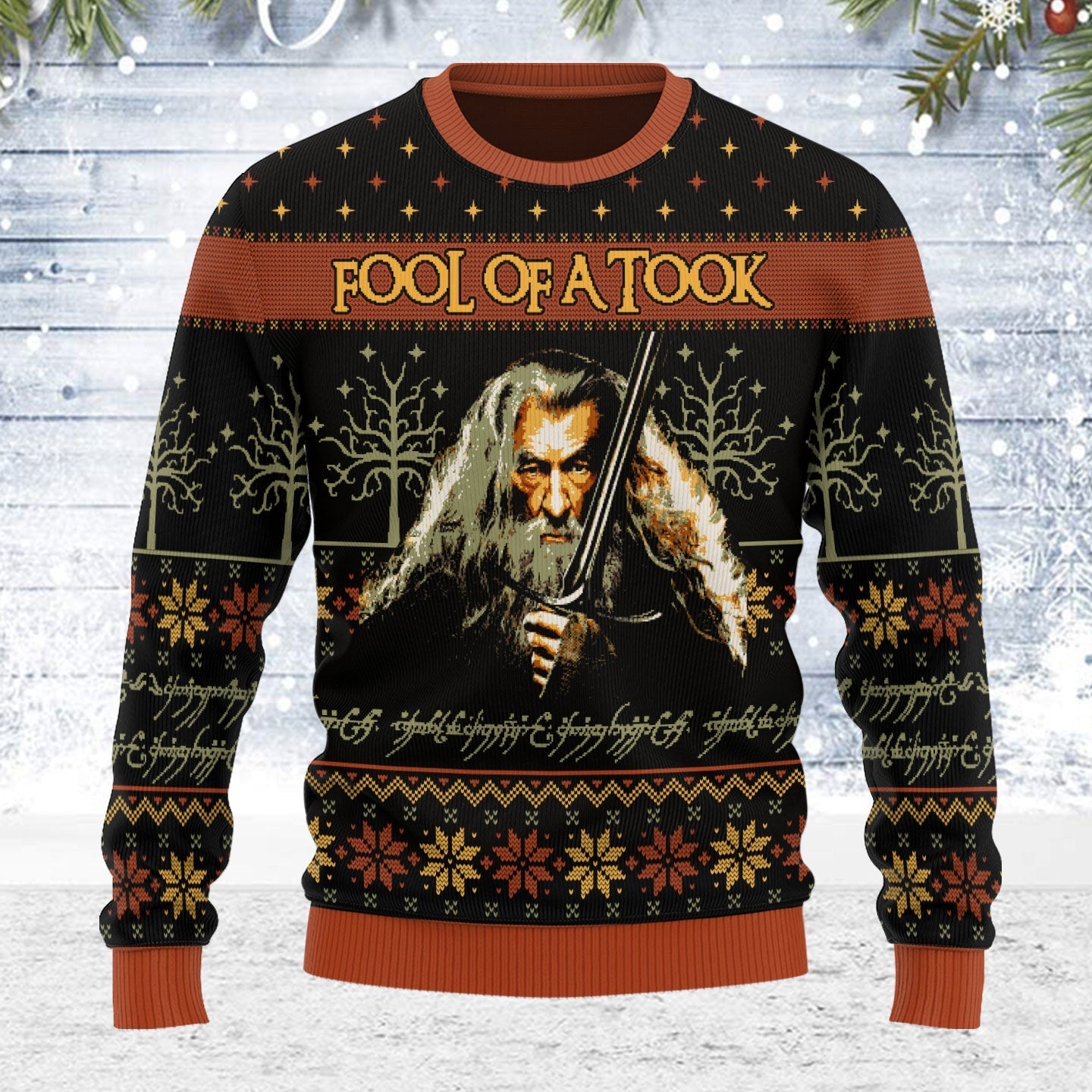 YMskins Ugly Christmas Sweater  Fool Of A Took 3D Apparel