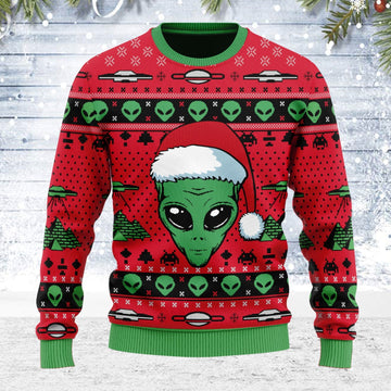 YMskins Ugly Christmas Sweater Alien UFO  3D Apparel