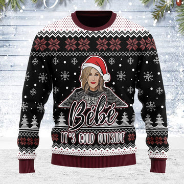 YMskins Ugly Christmas Sweater Bébé It's Cold Outside 3D Apparel