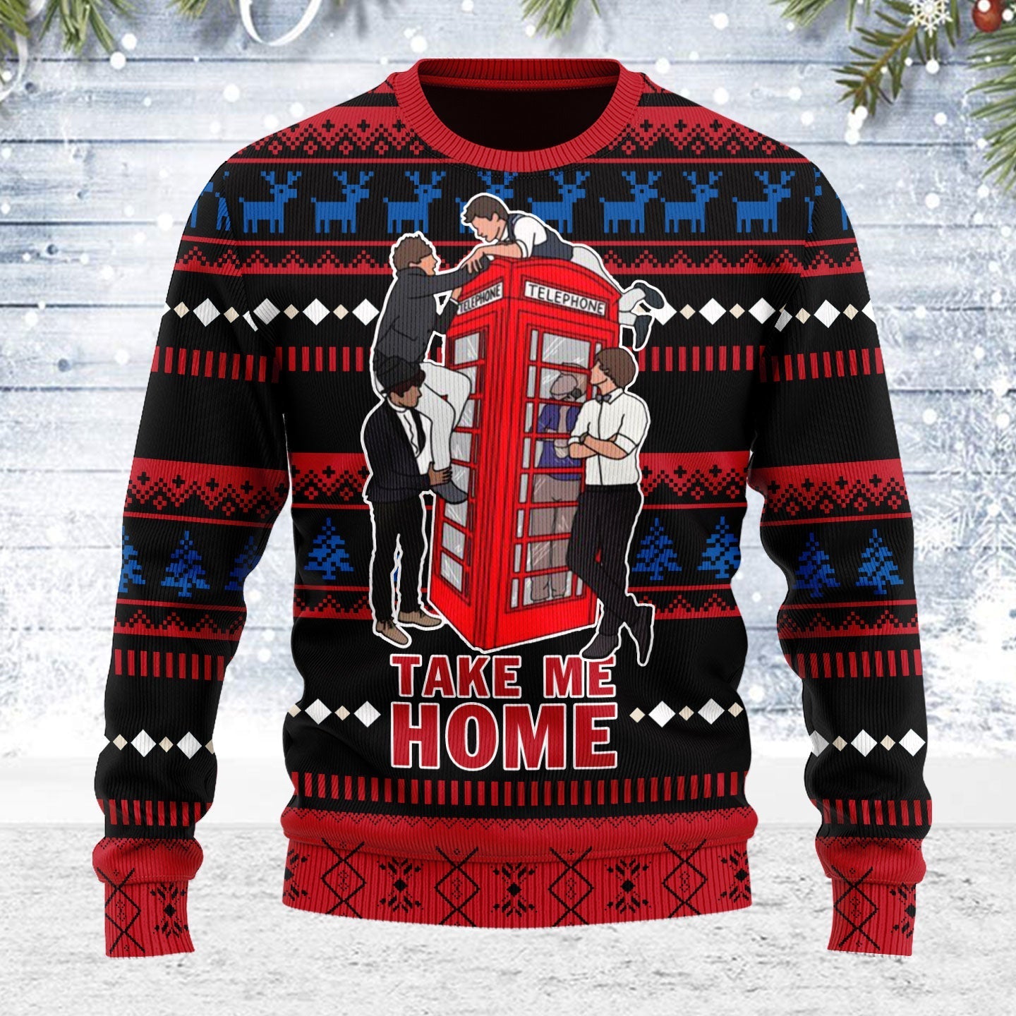 YMskins Ugly Christmas Sweater Take Me Home 3D Apparel