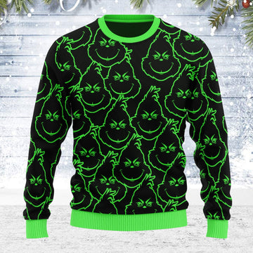 YMskins Ugly Christmas Sweater Six Feet People 3D Apparel