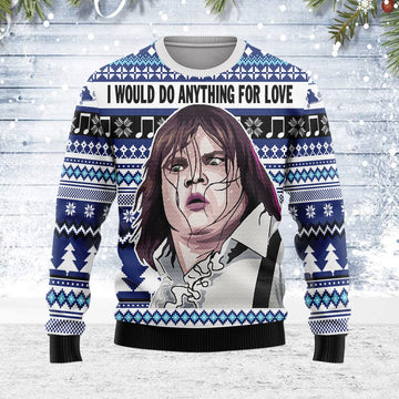 YMskins Ugly Christmas Sweater I Would Do Anything For Love 3D Apparel