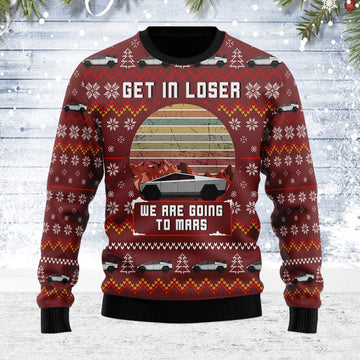 YMskins Ugly Christmas Sweater We Are Going To Mars 3D Apparel