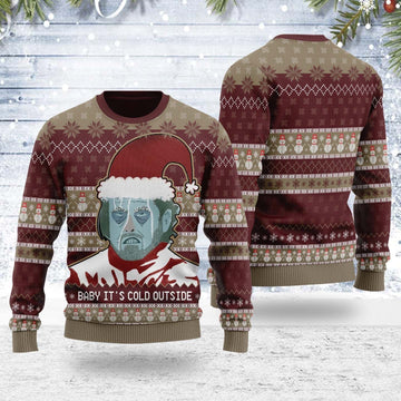 YMskins Ugly Christmas Sweater Baby It's Cold Outside 3D Apparel