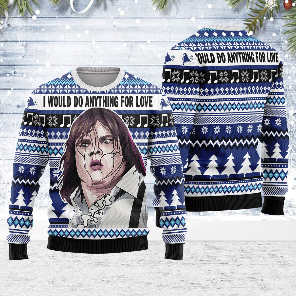 YMskins Ugly Christmas Sweater I Would Do Anything For Love 3D Apparel