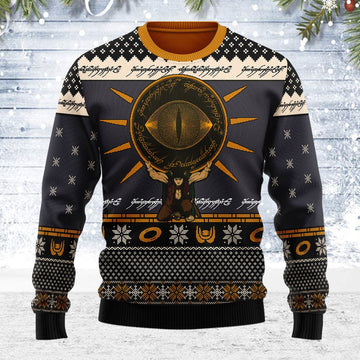 YMskins Ugly Christmas Sweater The Lord of the Rings Burden 3D Apparel