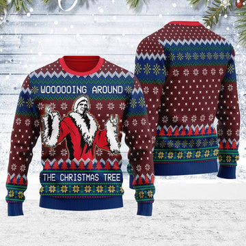 YMskins Ugly Christmas Sweater Faux Knit Ric Flair 3D Apparel