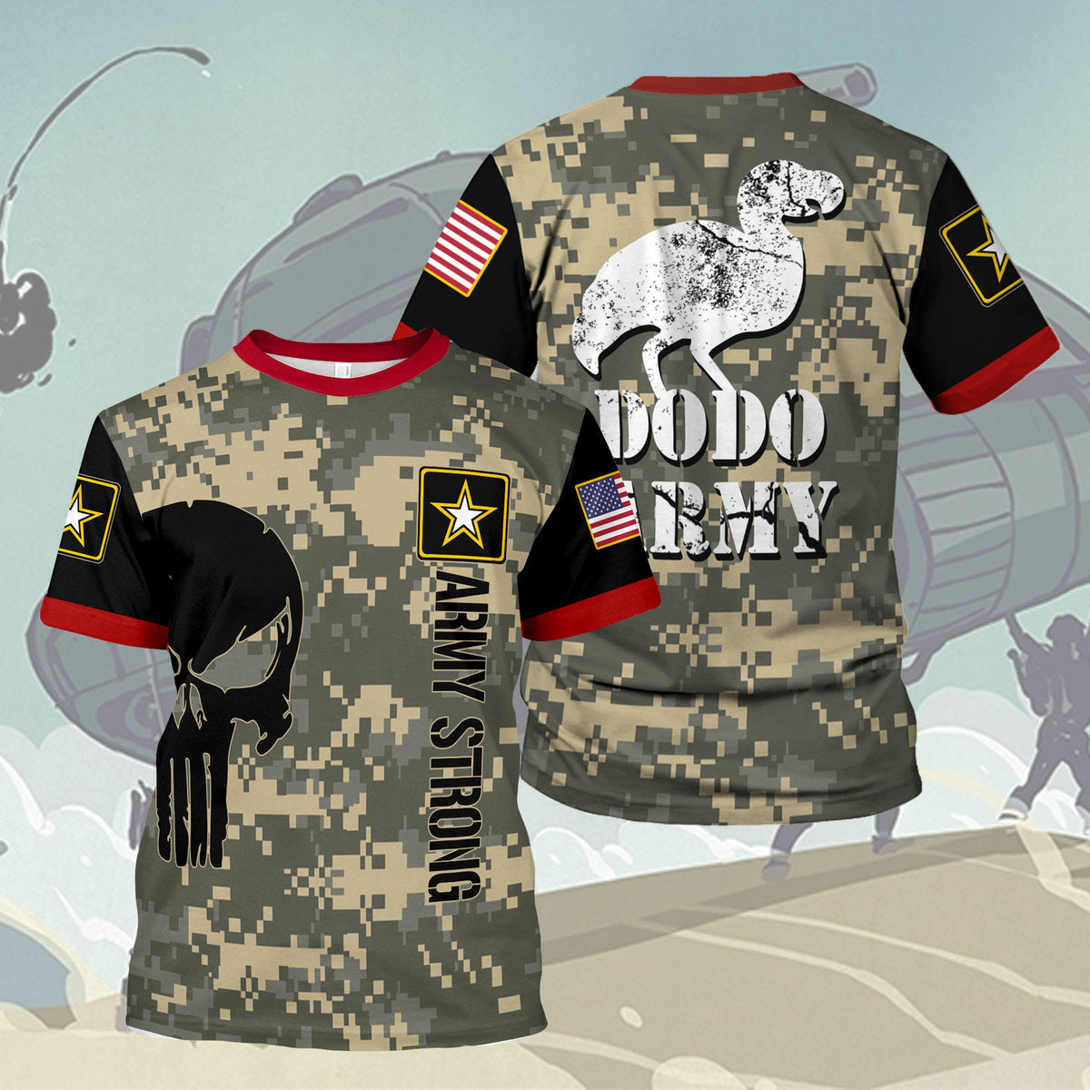 YMskins T-shirt US Army Which Branch Of The Military Should I Join Dodo Army 3D Apparel