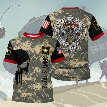 YMskins T-shirt US Army Seal Army Ranger Veteran We Can Still Kick Ass Army 3D Apparel