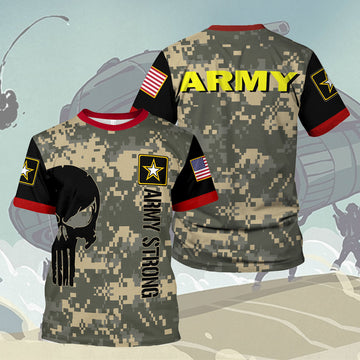 YMskins T-shirt US Army Army Physical Fitness Uniform 3D Apparel