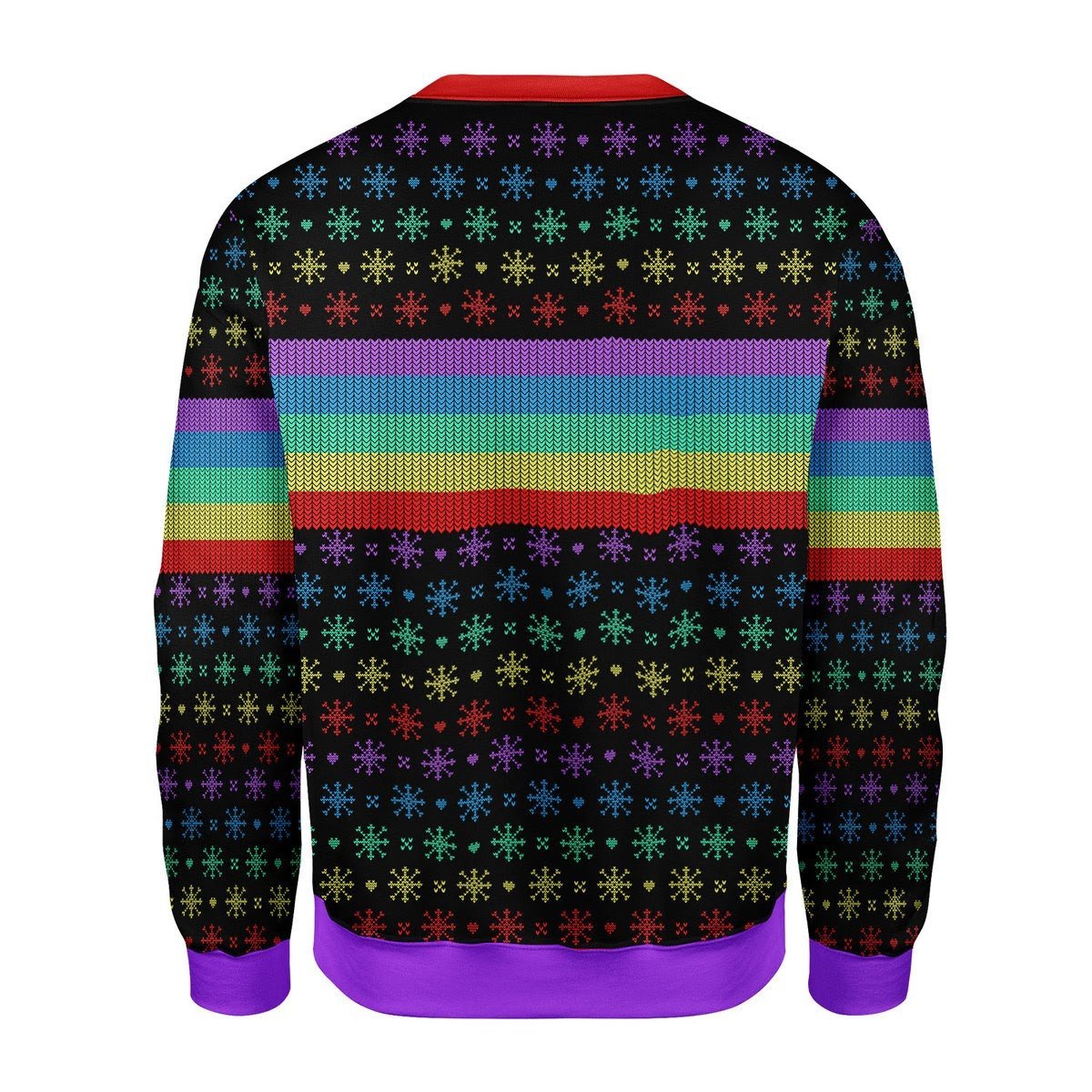 Gearhomies Christmas Unisex Sweater Oh Deer I'm Qeer Lgbt 3D Apparel