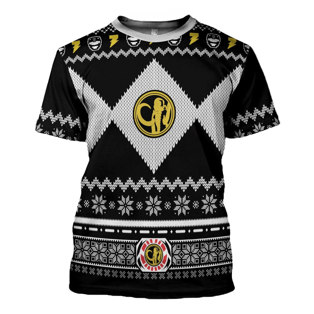 YMskinss Black Power Rangers Tops