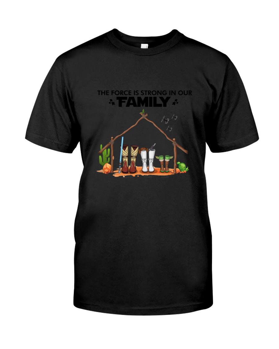 Customized 2D T-Shirt The Force is Strong in Our Family