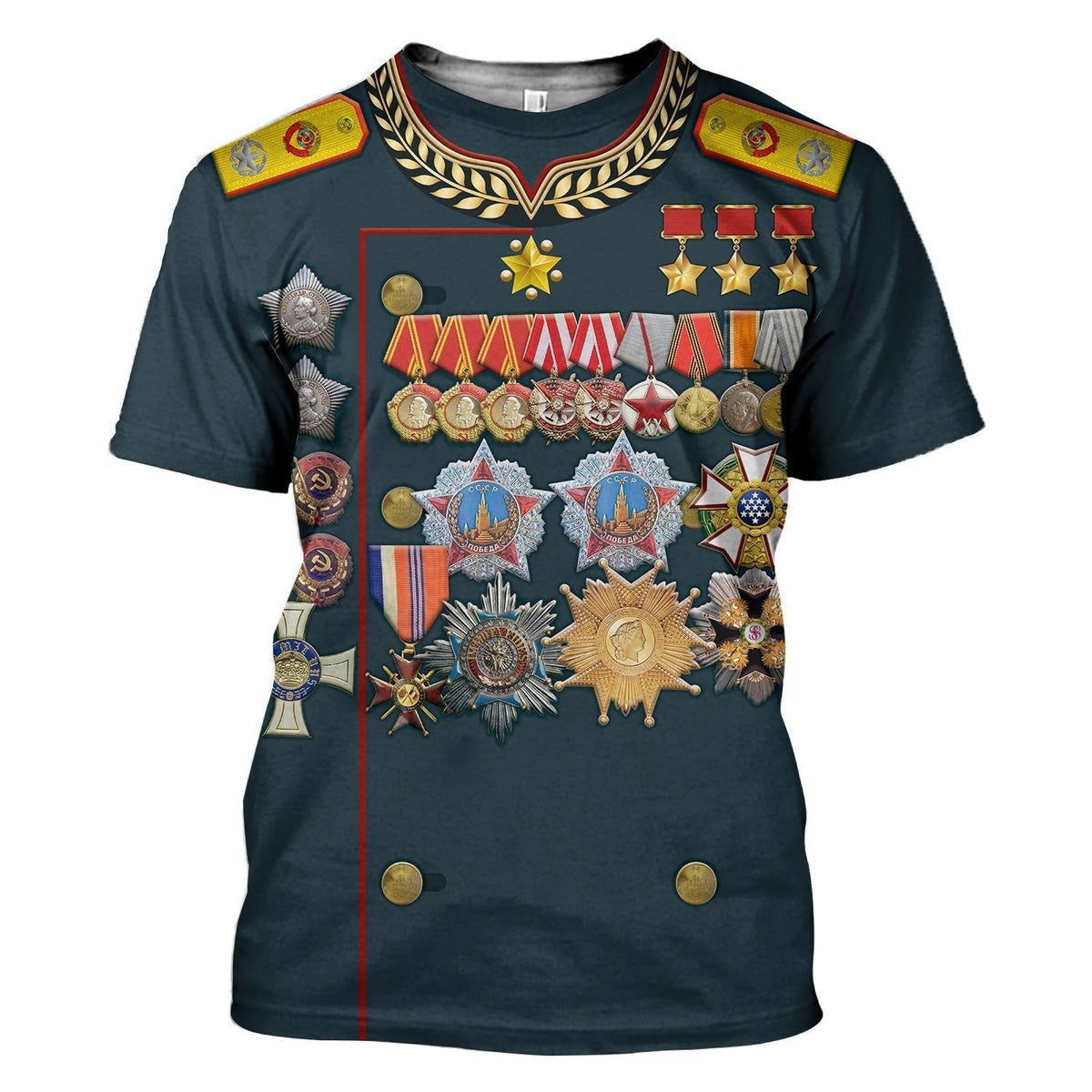 Georgy Konstantinovich Zhukov World War II Soviet General T-Shirt