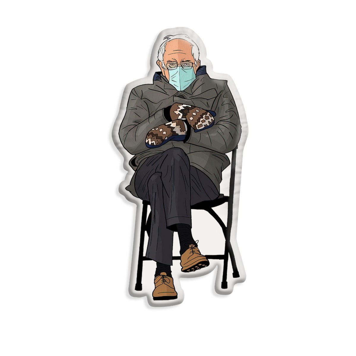 Bernie Meme Pillow Cover