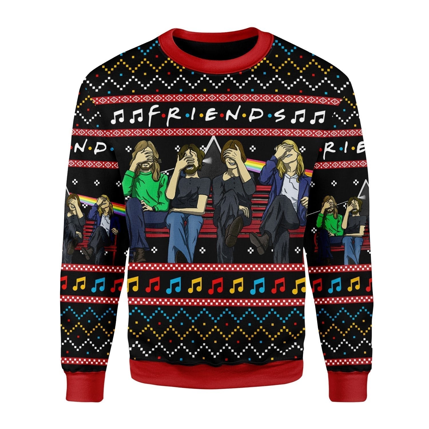 YMskins Christmas Sweater Friends Christmas 3D Apparel