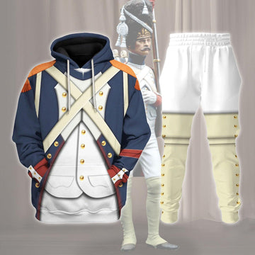 Gearhomie French Imperial Guard Grenadier Costume Hoodie Sweatshirt T-Shirt Tracksuit - Gearhomie.com