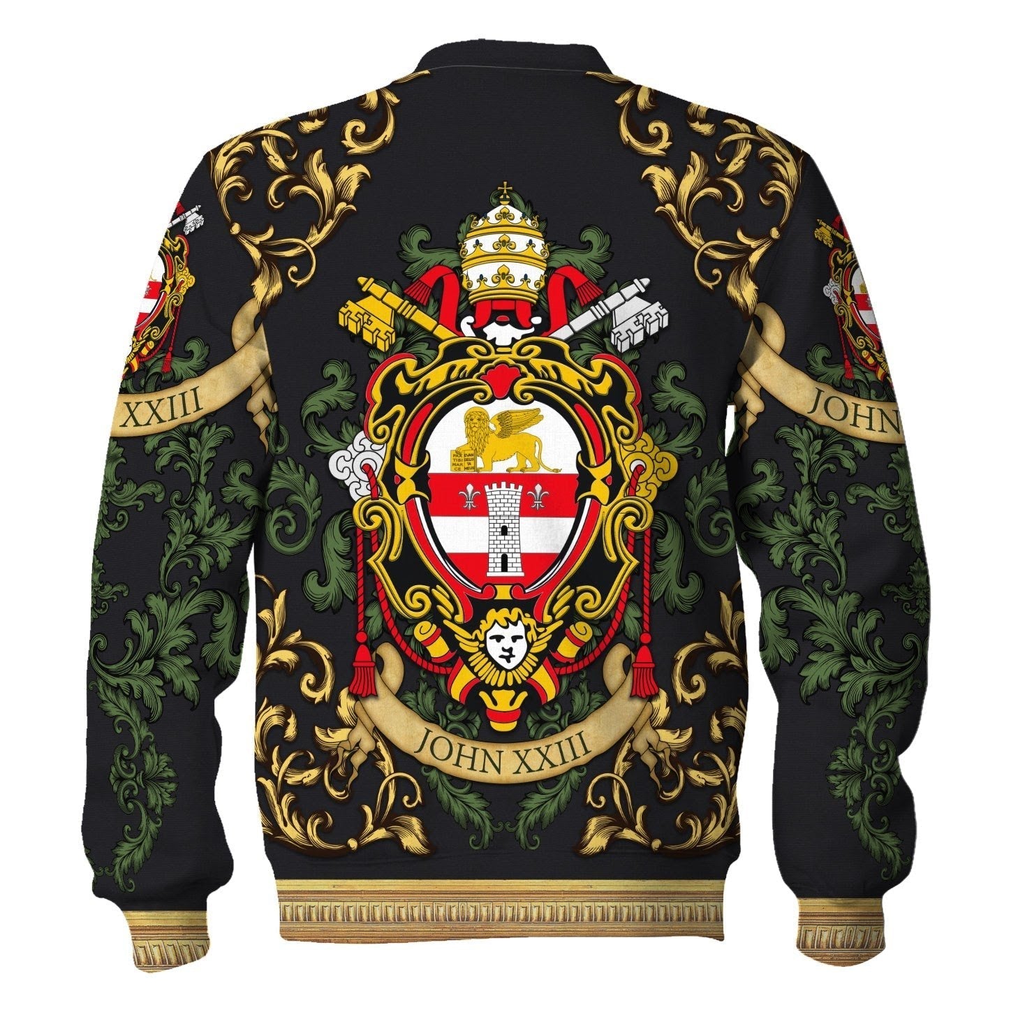 YMskins Unisex Tops Pullover Sweatshirt John XXIII Coat Of Arms 3D Apparel