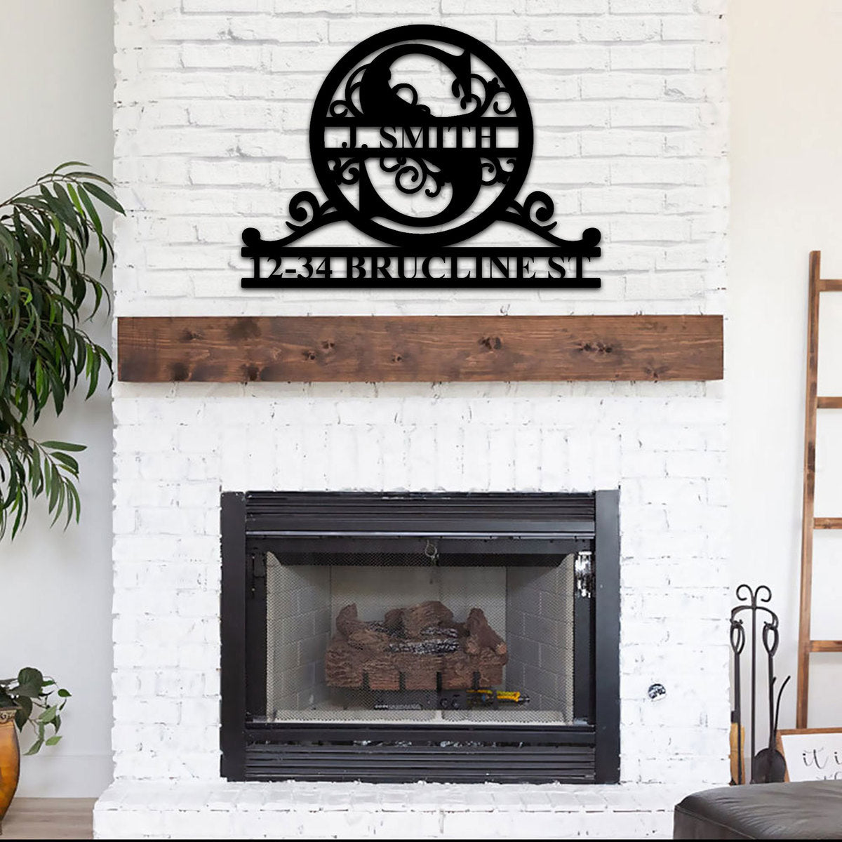YMskins Custom Family Name Hanging Wall Art