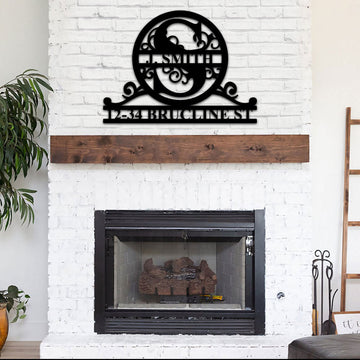 YMskins Custom Family Name Hanging Wall Art