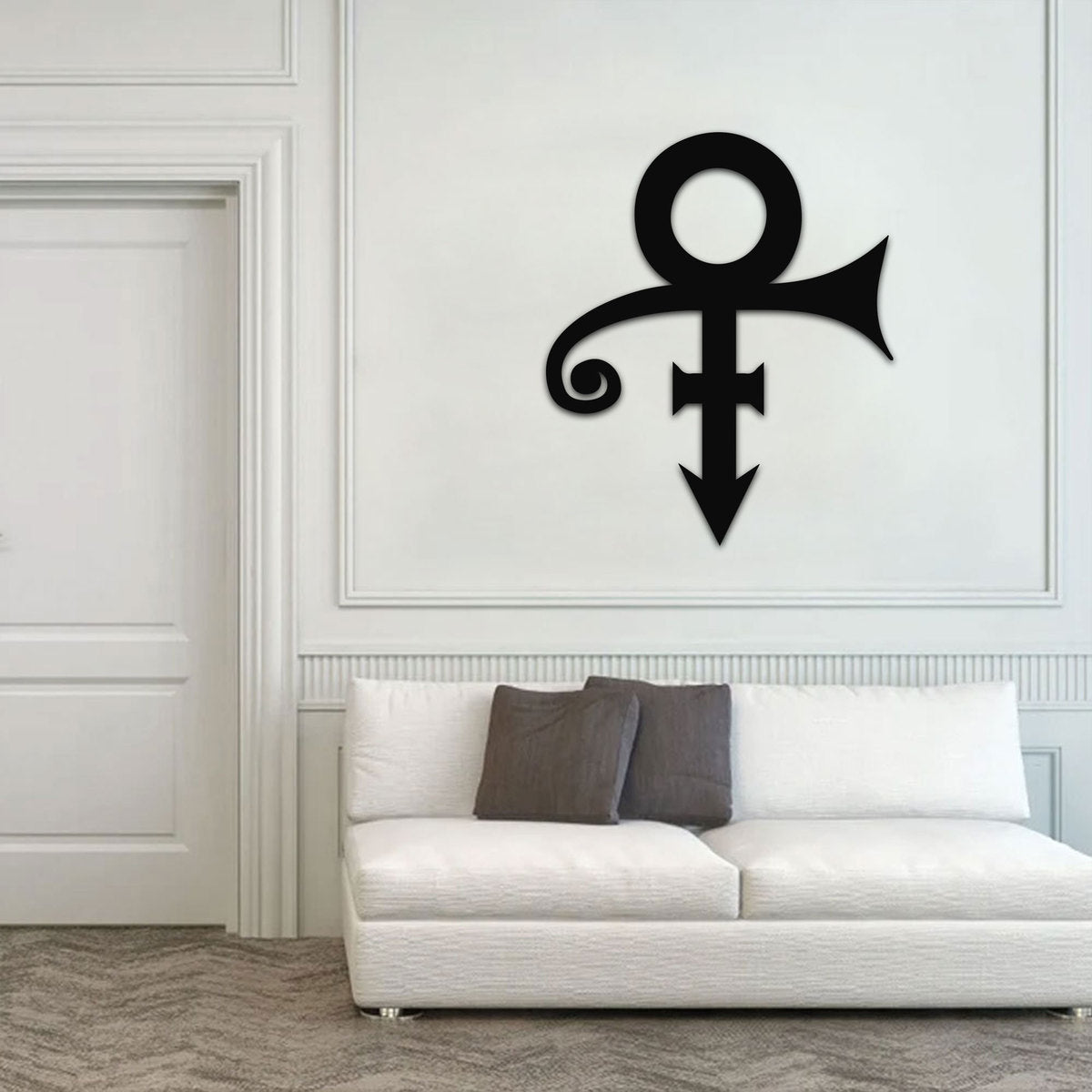 YMskins Metal Sign Prince Singer Hanging Wall Art