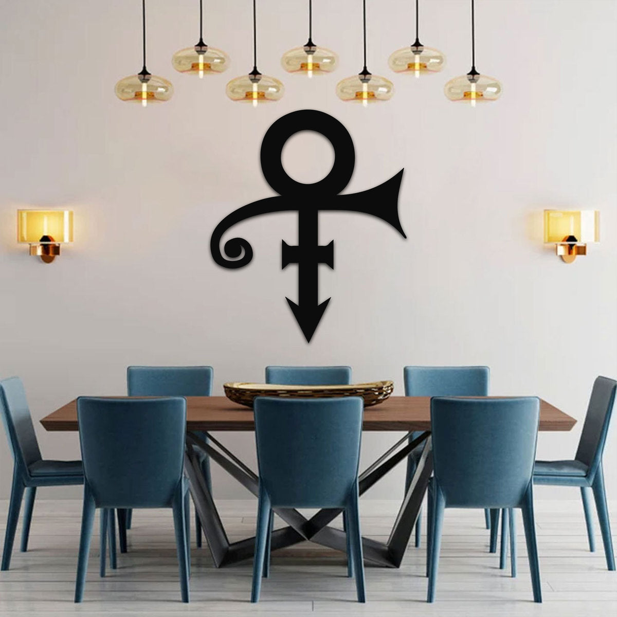 YMskins Metal Sign Prince Singer Hanging Wall Art