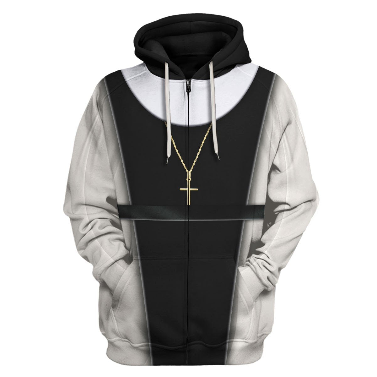 Tracksuit Tops Pullover Sweatshirt Catholic Nun Habit 3D Apparel