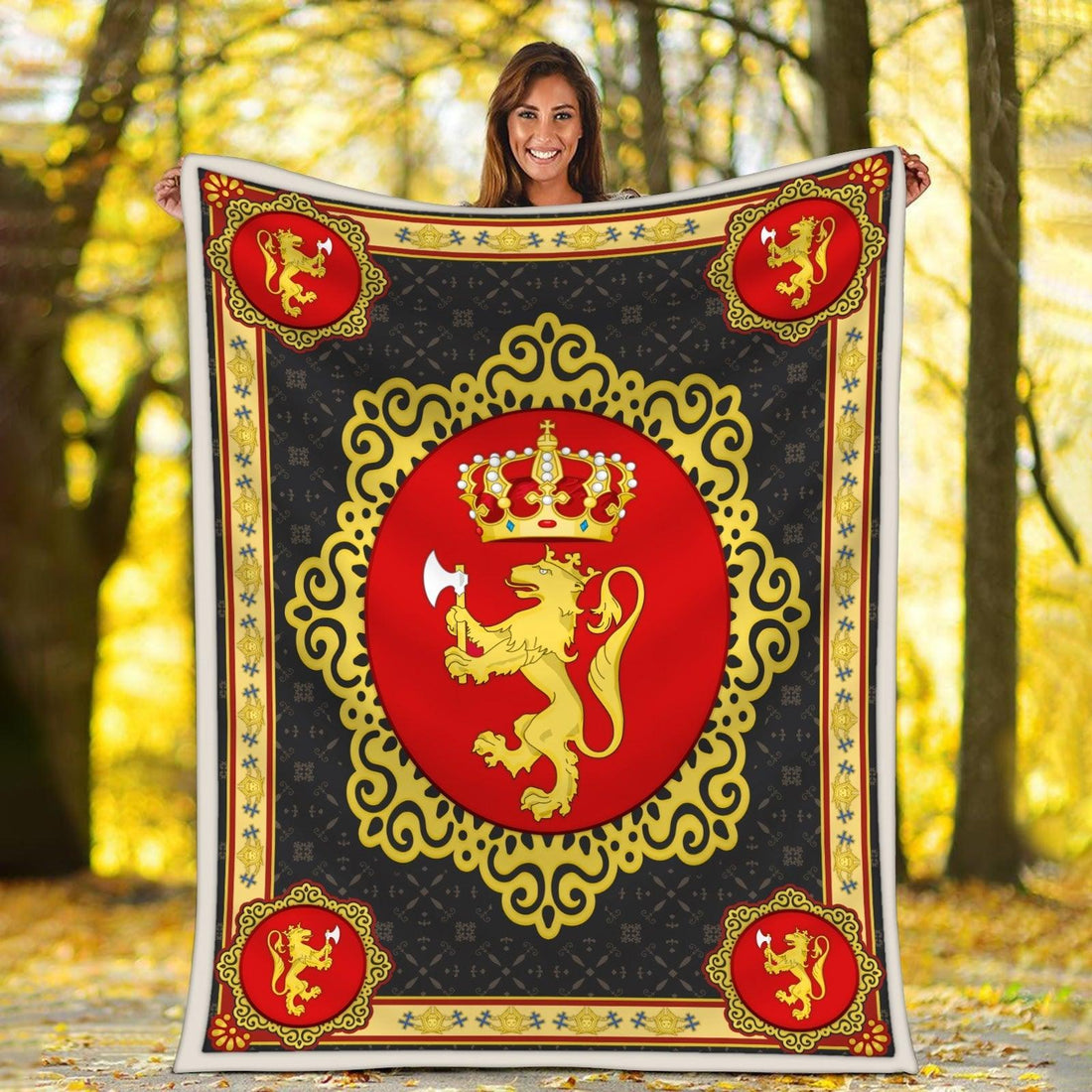 Blanket Coat Of Arms Of Norway - DucG
