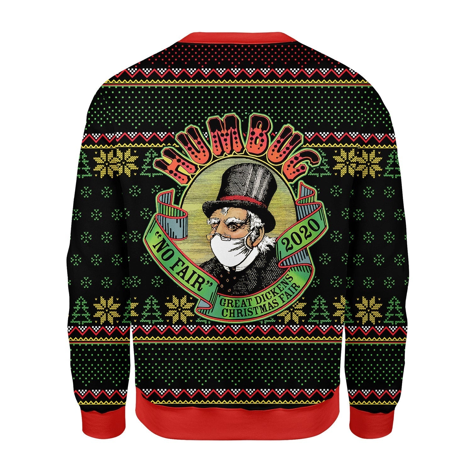YMskins Christmas Sweater Humbug No Fair 2020 3D Apparel