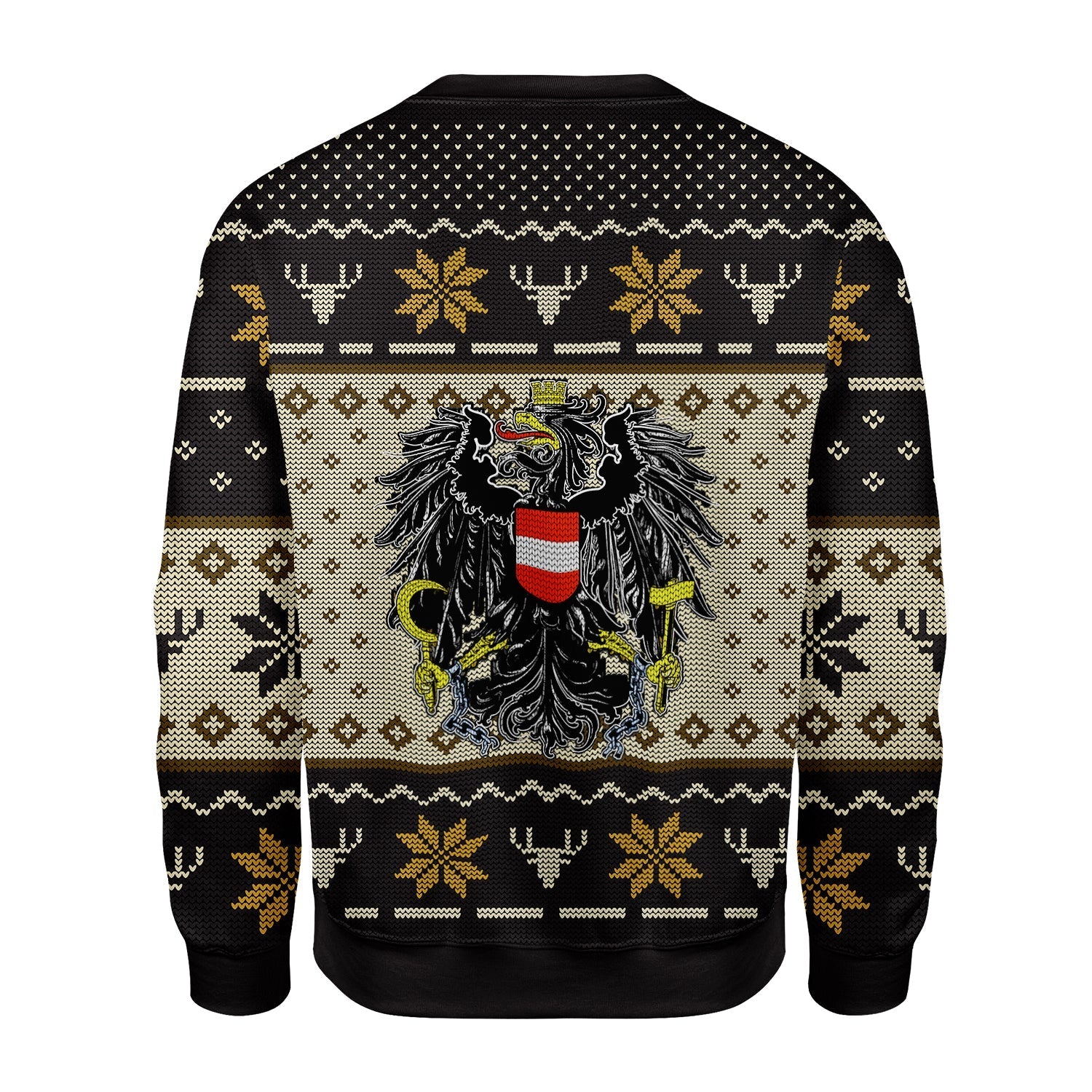 YMskins Christmas Sweater Austria Coat of Arms 3D Apparel