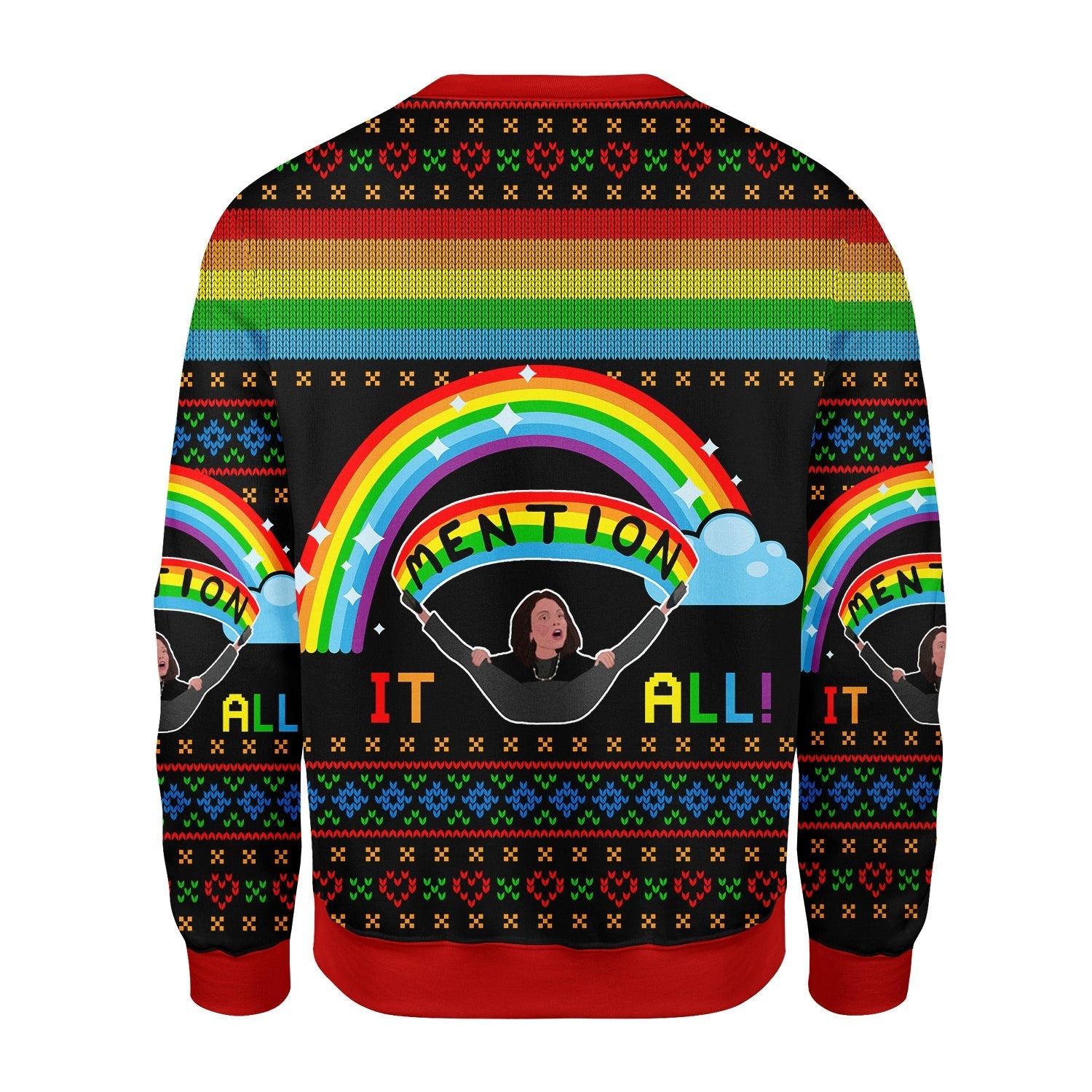 YMskins Christmas Sweater All I Want For Chirsmas 3D Apparel
