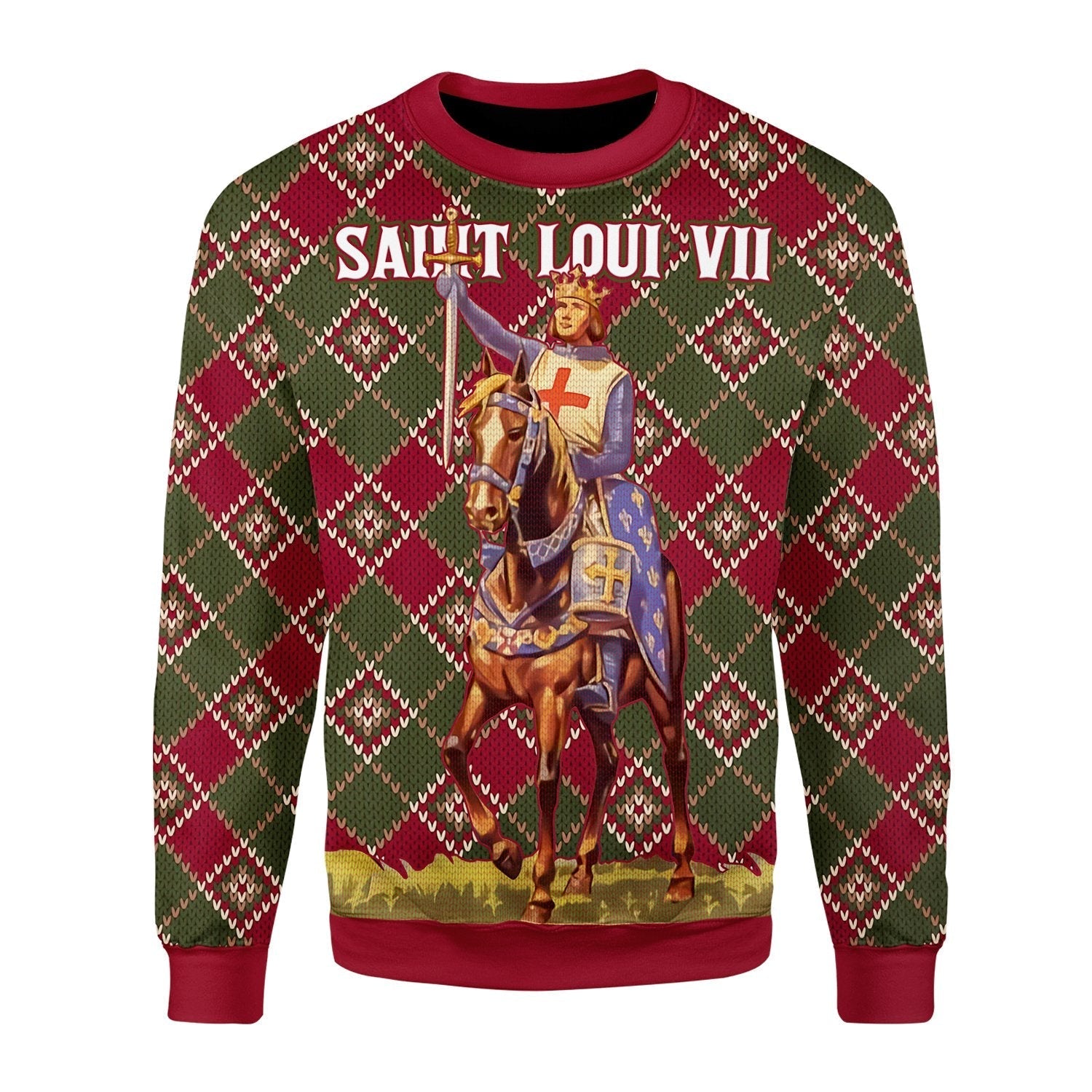 YMskins Christmas Sweater Saint Loui VII 3D Apparel