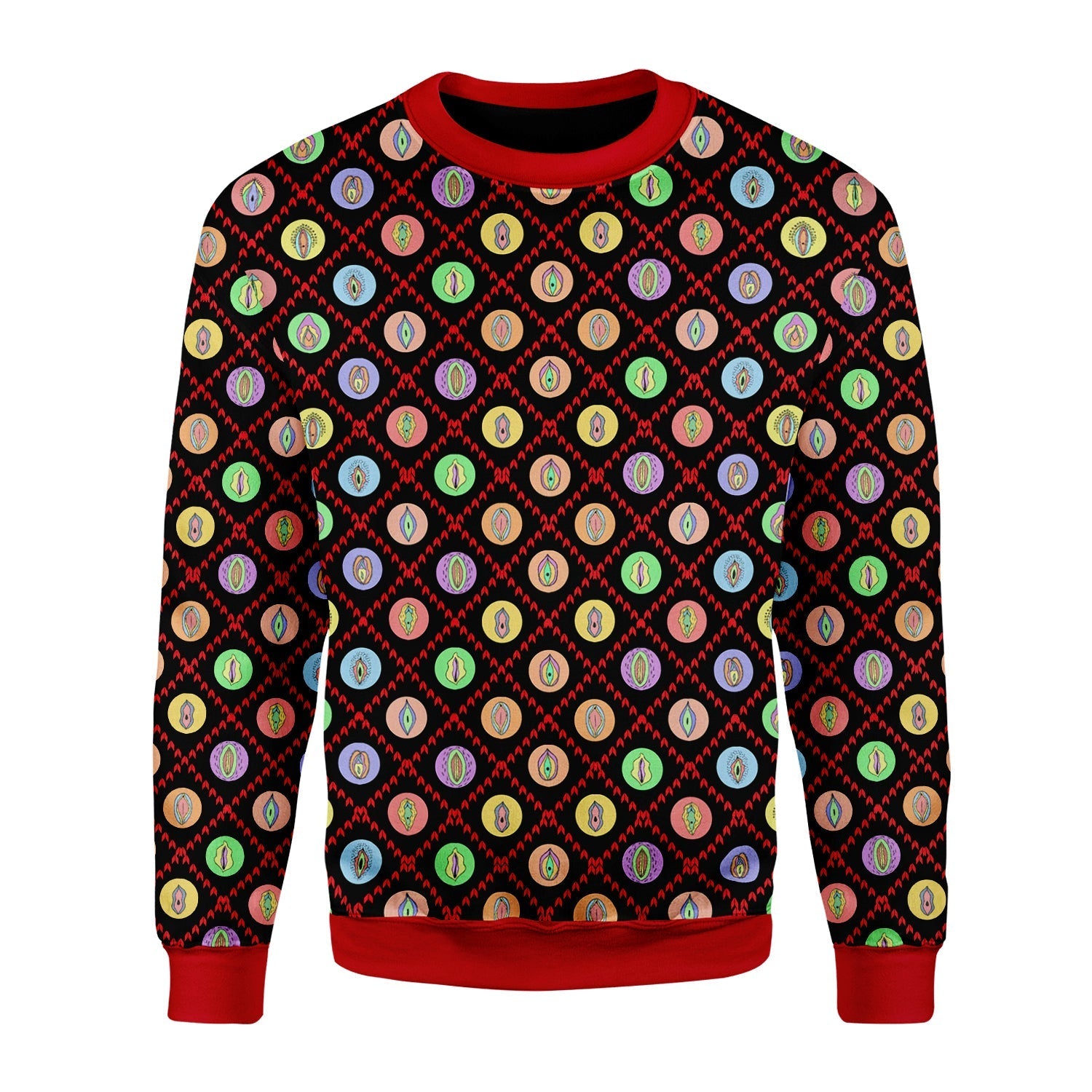 YMskins Christmas Sweater Vagina 3D Apparel