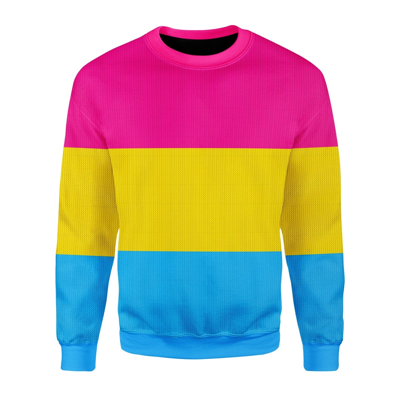 YMskins Christmas Sweater Pansexual Pride Flag 3D Apparel