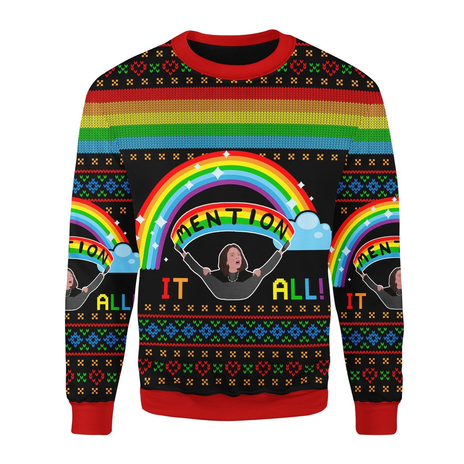 YMskins Christmas Sweater All I Want For Chirsmas 3D Apparel